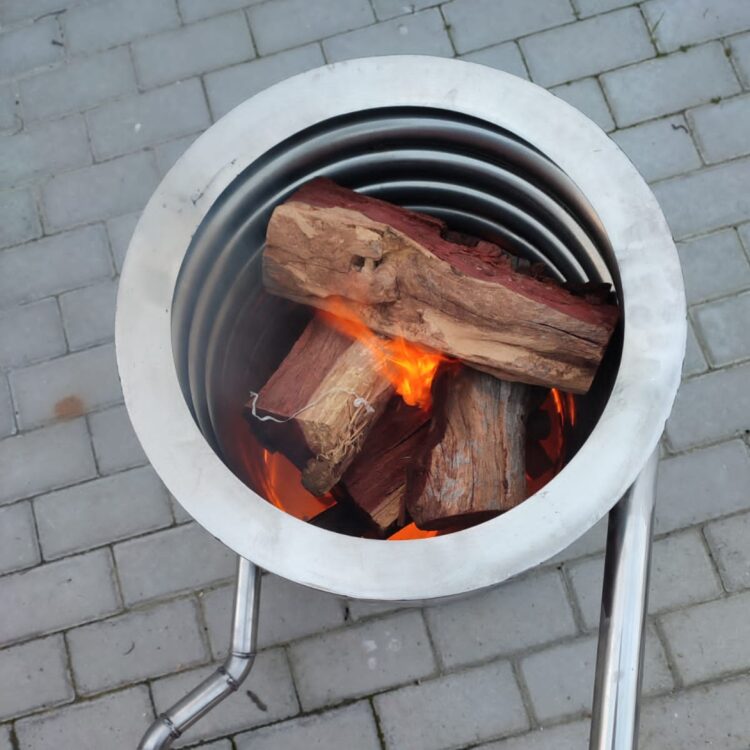 Fire Coil to heat water