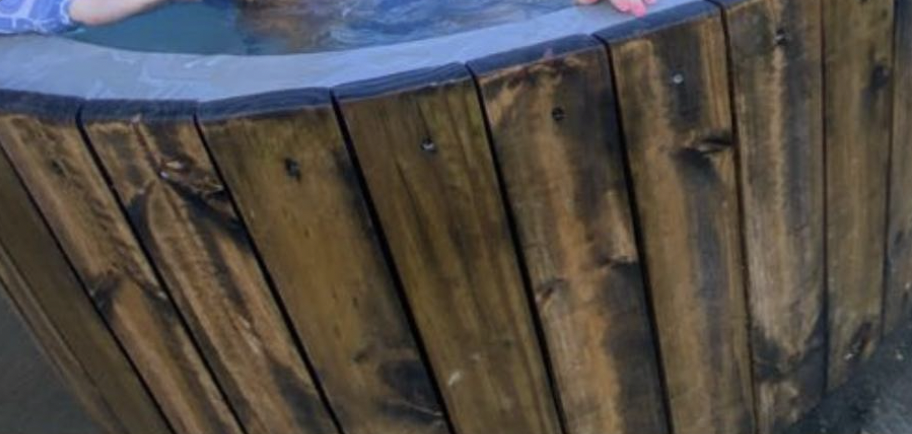 Rotten Wooden Hot Tub