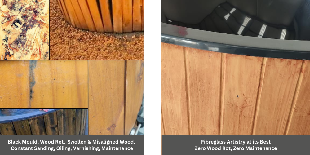 Tickle Tub compared to a cheap wooden Barrel Hot Tub