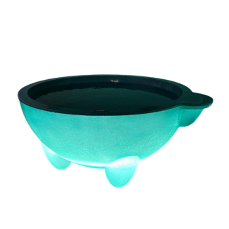 LED Lit Hot Tub